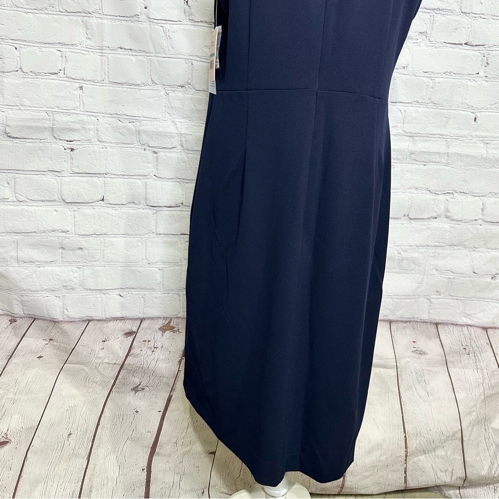 Nanette Lepore Navy Button-Detail Dress - Picture 11 of 15